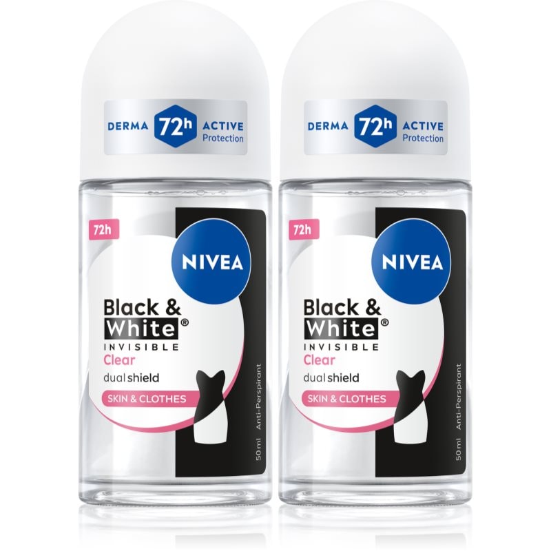NIVEA Black & White Invisible Clear комплект за тяло - Комплект - Сравни цени от 1 магазин с безплатна доставка