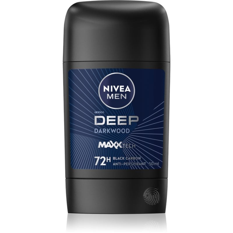 NIVEA MEN Deep твърд антиперспирант за мъже Black Carbon Dark Wood