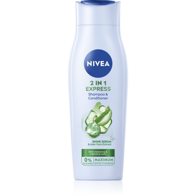 Nivea 2in1 Care Express Protect & Moisture шампоан и балсам 2 в1