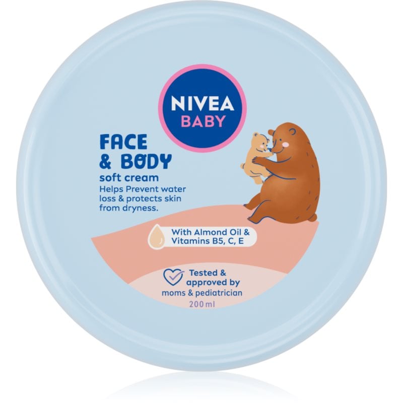 NIVEA BABY Soft хидратиращ крем за лице и тяло