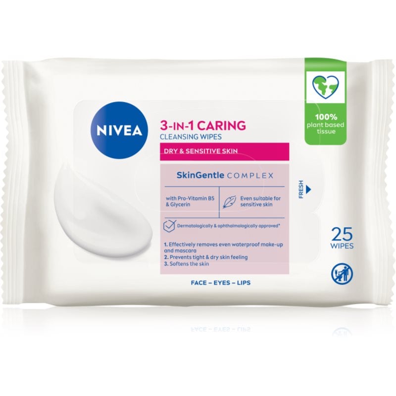 Nivea Face Cleansing фини почистващи кърпички с бадемово мляко