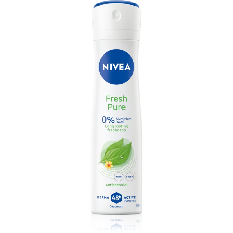 Nivea NIVEA Fresh Pure дезодорант в спрей за жени - Дамски парфюм 150мл - Сравни цени от 1 магазин с безплатна доставка
