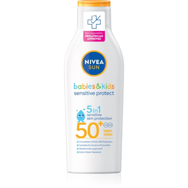 NIVEA SUN Kids детско мляко за тен SPF 50+ - Грижа за тяло - Сравни цени от 1 магазин с безплатна доставка