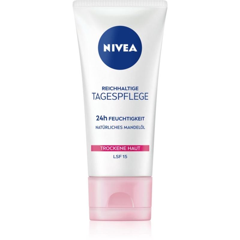 Nivea NIVEA Nourishing овлажняващ дневен крем за суха кожа SPF 15 - Унисекс парфюм 50мл - Сравни цени от 1 магазин с безплатна доставка