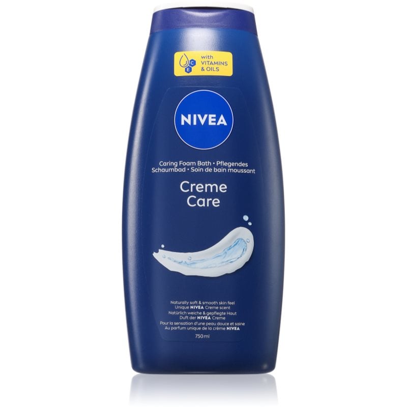 NIVEA Creme Care кремообразна пяна за вана
