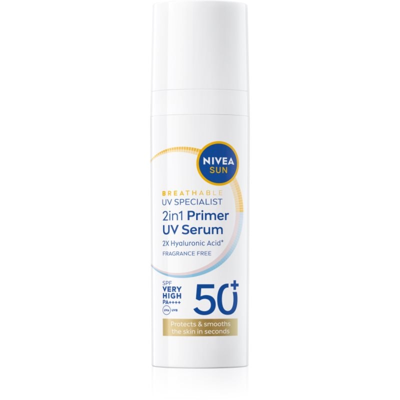 NIVEA SUN Daily UV Serum основа 2 в 1 SPF 50+ - Грижа за лице - Сравни цени от 1 магазин с безплатна доставка