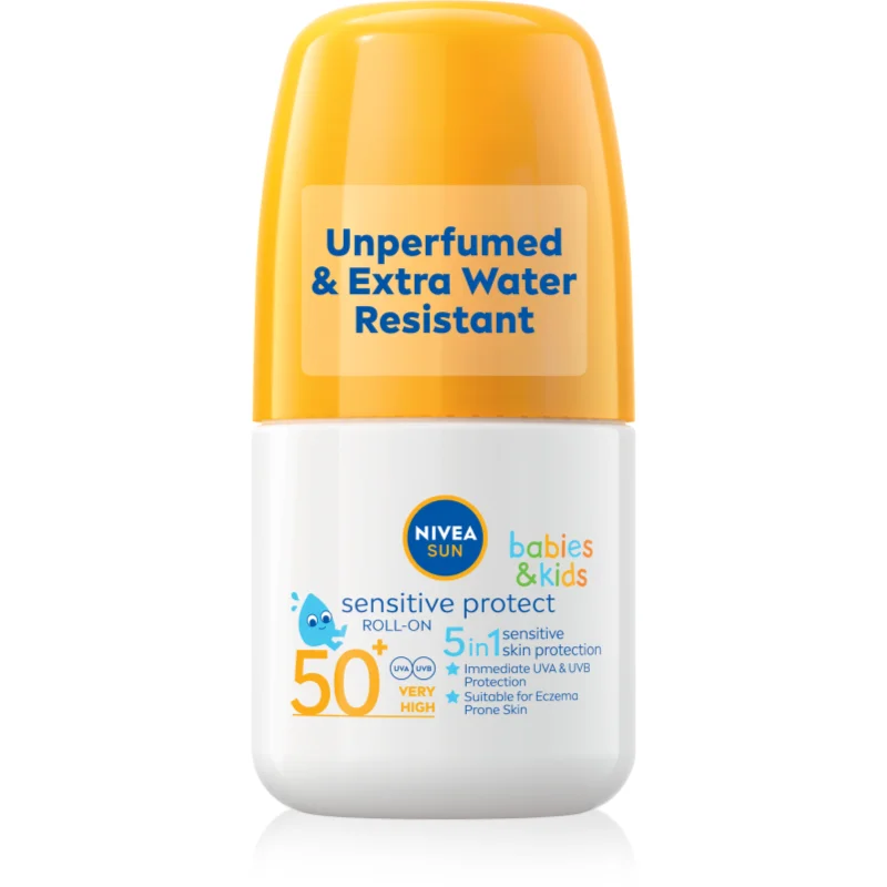 Nivea Sun Sensitiv детско мляко за тен рол он SPF 50+