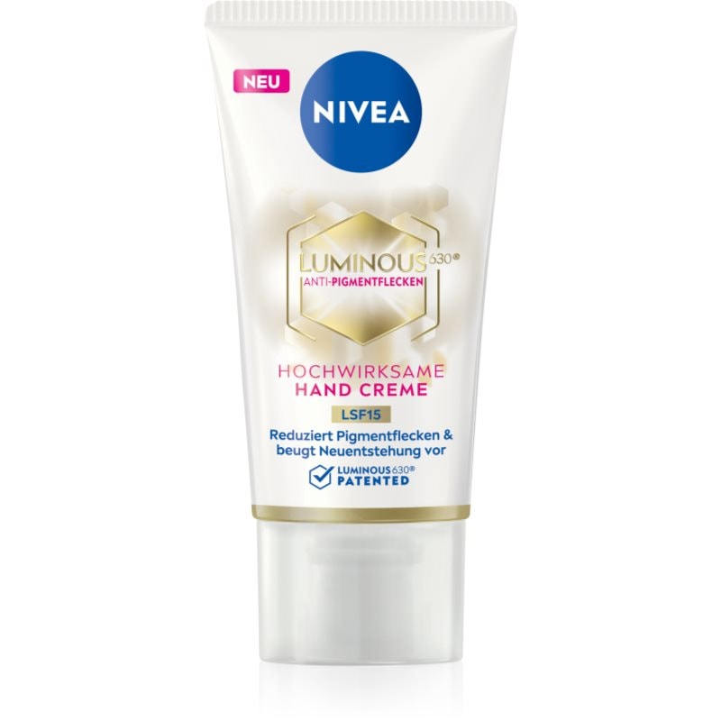 NIVEA Cellular Luminous 630 крем за ръце против пигментни петна SPF 15 - Грижа за тяло - Сравни цени от 1 магазин с безплатна доставка