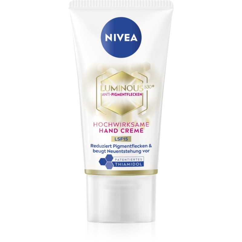 NIVEA Cellular Luminous 630 крем за ръце против пигментни петна SPF 15 - Грижа за тяло - Сравни цени от 1 магазин с безплатна доставка