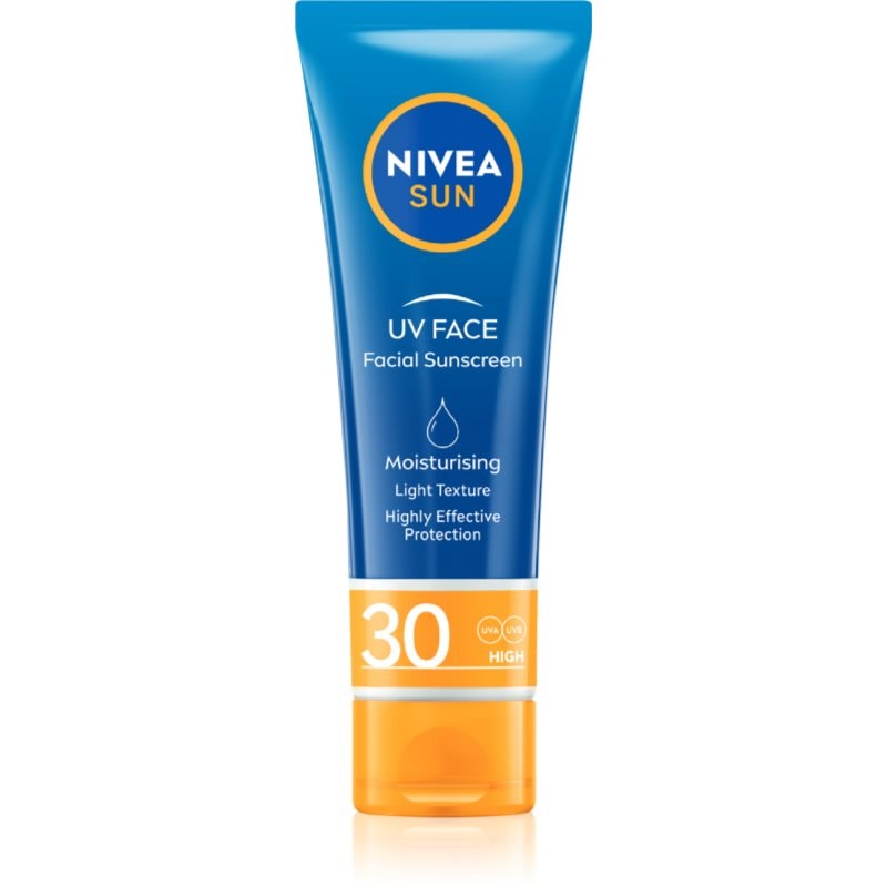 Nivea Nivea SUN хидратиращ крем за лице за тен SPF 30 - Унисекс парфюм 50мл - Сравни цени от 1 магазин с безплатна доставка