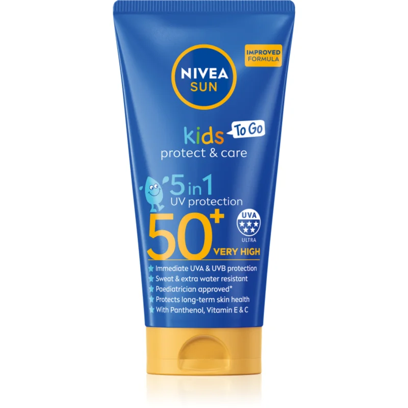 NIVEA SUN Kids детско мляко за тен 5 в 1 SPF 50+ - Грижа за тяло - Сравни цени от 1 магазин с безплатна доставка