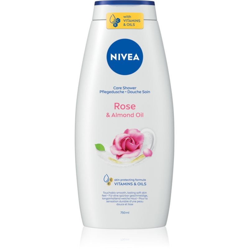 Nivea NIVEA Rose & Almond Oil душ гел - Унисекс парфюм 500мл - Сравни цени от 1 магазин с безплатна доставка