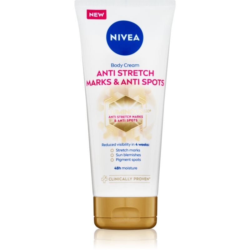 NIVEA Luminous 630 подхранващ крем за тяло против стрии - Грижа за тяло - Сравни цени от 1 магазин с безплатна доставка