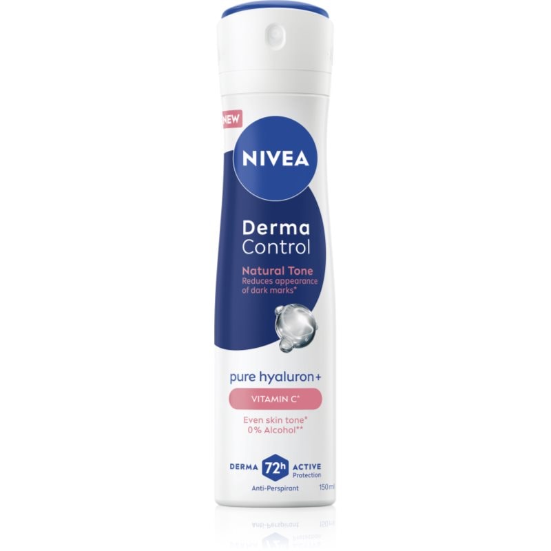 NIVEA Derma Control Natural Tone антиперспирант-спрей Против тъмни петна - Грижа за тяло - Сравни цени от 1 магазин с безплатна доставка