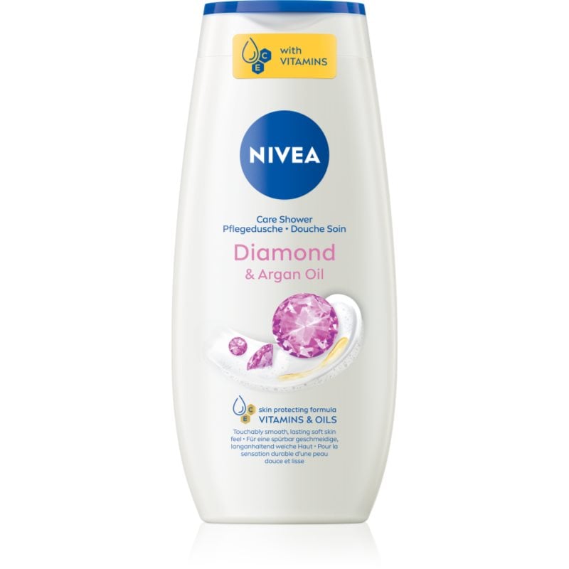 NIVEA Diamond & Argan Oil душ гел - грижа