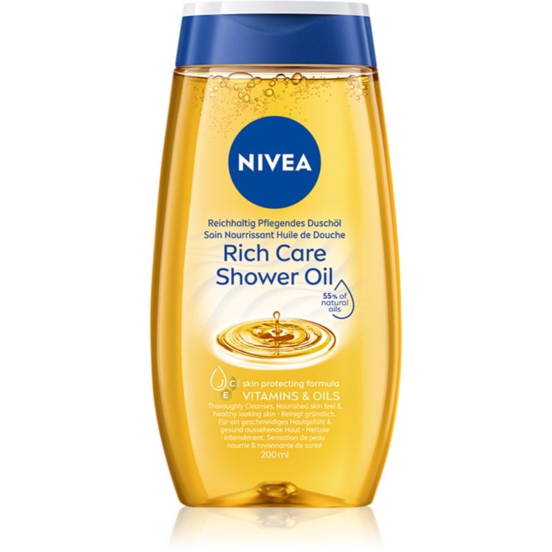 Nivea Natural душ-масло с грижа за тялото