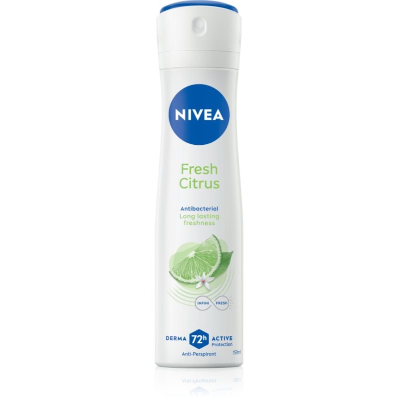 NIVEA Fresh Citrus антиперспирант-спрей 72 ч. - Грижа за тяло - Сравни цени от 1 магазин с безплатна доставка