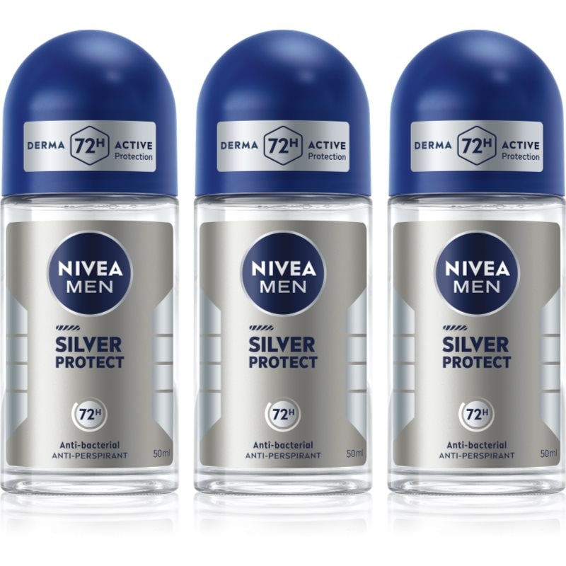NIVEA MEN Silver Protect рол- он против изпотяване 48 часа - Грижа за тяло - Сравни цени от 1 магазин с безплатна доставка