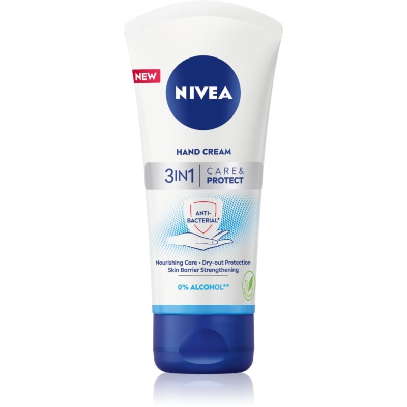 NIVEA Care & Protect крем за ръце 3 в 1 - Грижа за тяло - Сравни цени от 1 магазин с безплатна доставка