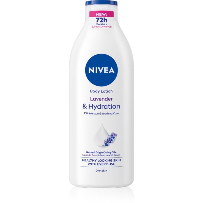 Nivea Lavender тоалетно мляко за тяло с лавандула