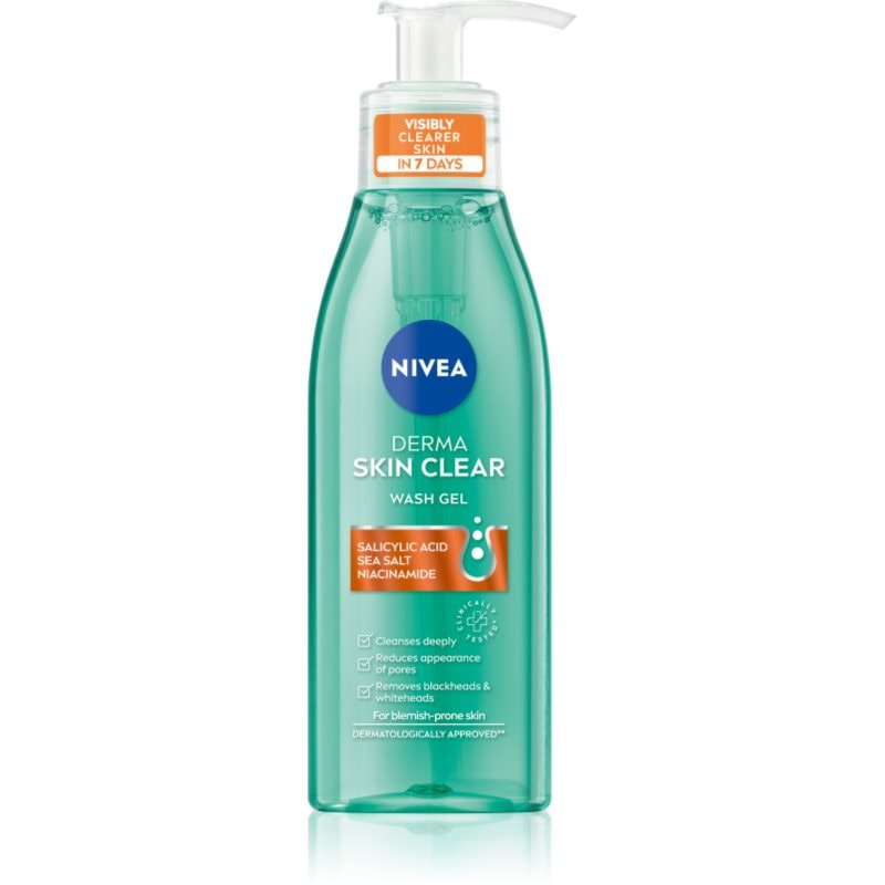 Nivea Nivea Derma Skin Clear почистващ гел за лице - Унисекс парфюм 30мл - Сравни цени от 1 магазин с безплатна доставка
