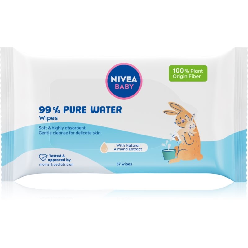 NIVEA BABY Pure Water освежаващи мокри кърпички - Грижа за тяло - Сравни цени от 1 магазин с безплатна доставка