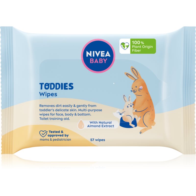 NIVEA BABY Toddies мокри кърпички за деца - Грижа за тяло - Сравни цени от 1 магазин с безплатна доставка