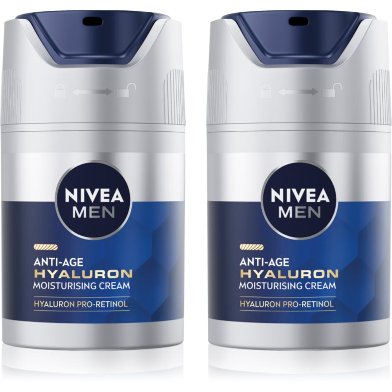 NIVEA MEN Hyaluron Pro-Retinol крем против бръчки изгодна опаковка за мъже - Грижа за лице - Сравни цени от 1 магазин с безплатна доставка
