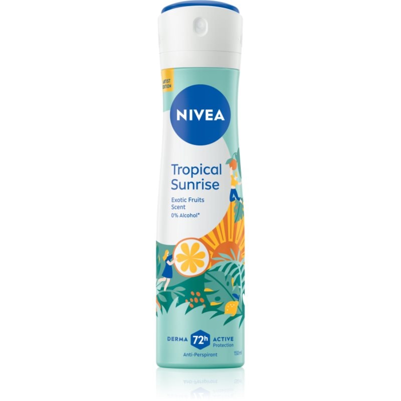 NIVEA Tropical Sunrise антиперспирант-спрей - Грижа за тяло - Сравни цени от 1 магазин с безплатна доставка