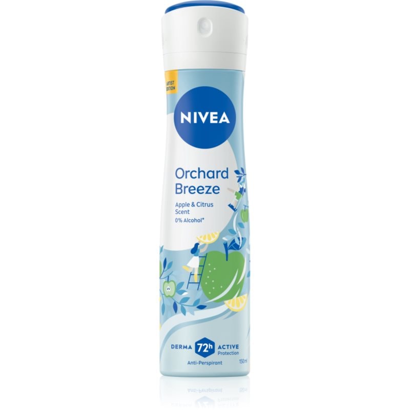 NIVEA Orchard Breeze антиперспирант-спрей - Грижа за тяло - Сравни цени от 1 магазин с безплатна доставка