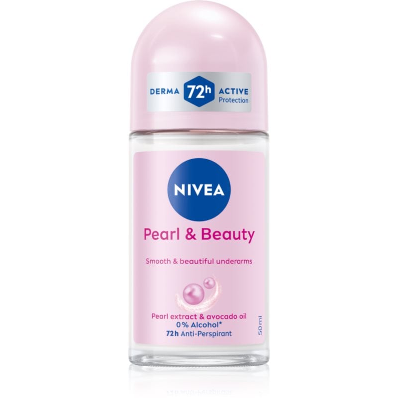 NIVEA Pearl & Beauty рол-он и антиперспирант за жени 48h
