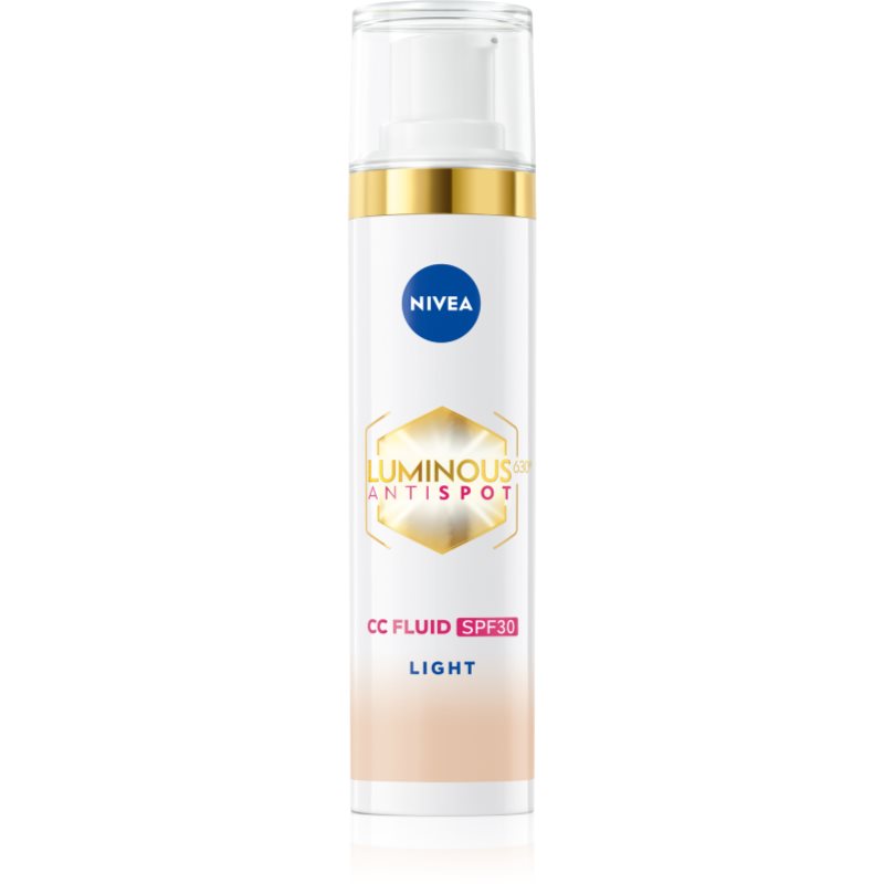 Nivea NIVEA Luminous 630 Anti Spot озаряващ СС крем SPF 30 - Унисекс парфюм 40мл - Сравни цени от 1 магазин с безплатна доставка