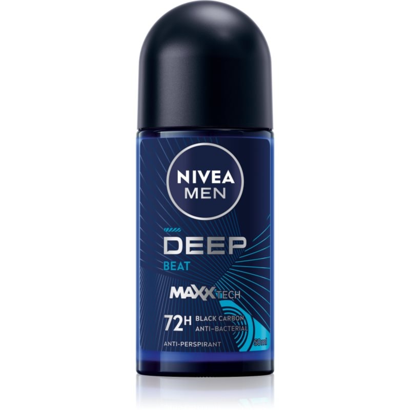 NIVEA MEN Deep Beat рол-он и антиперспирант 72 ч. за мъже - Грижа за тяло - Сравни цени от 1 магазин с безплатна доставка