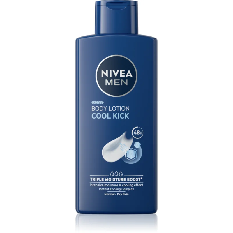 NIVEA MEN Cool Kick хидратиращо мляко за тяло - Грижа за тяло - Сравни цени от 1 магазин с безплатна доставка