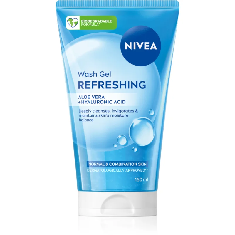 NIVEA Refreshing освежаващ почистващ гел за нормална към смесена кожа