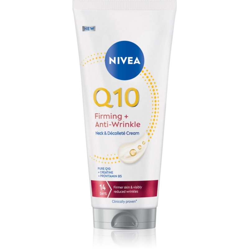 NIVEA Q10 Firming + Anti-Wrinkle стягащ крем за шия и деколте - Грижа за тяло - Сравни цени от 1 магазин с безплатна доставка