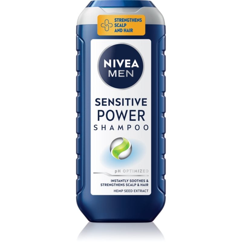 NIVEA MEN Sensitive Power подсилващ шампоан за чувствителен скалп
