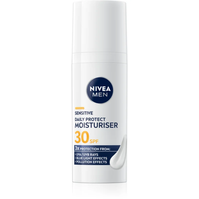 NIVEA MEN Sensitive хидратиращ дневен крем SPF 30 - Грижа за лице - Сравни цени от 1 магазин с безплатна доставка