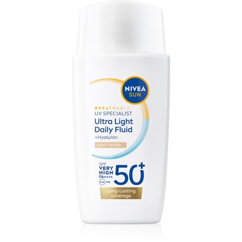 NIVEA SUN Ultra Light лек тониращ флуид SPF 50+