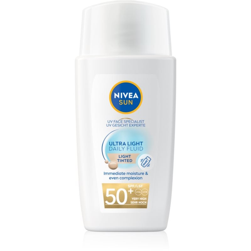 NIVEA SUN Ultra Light лек тониращ флуид SPF 50+
