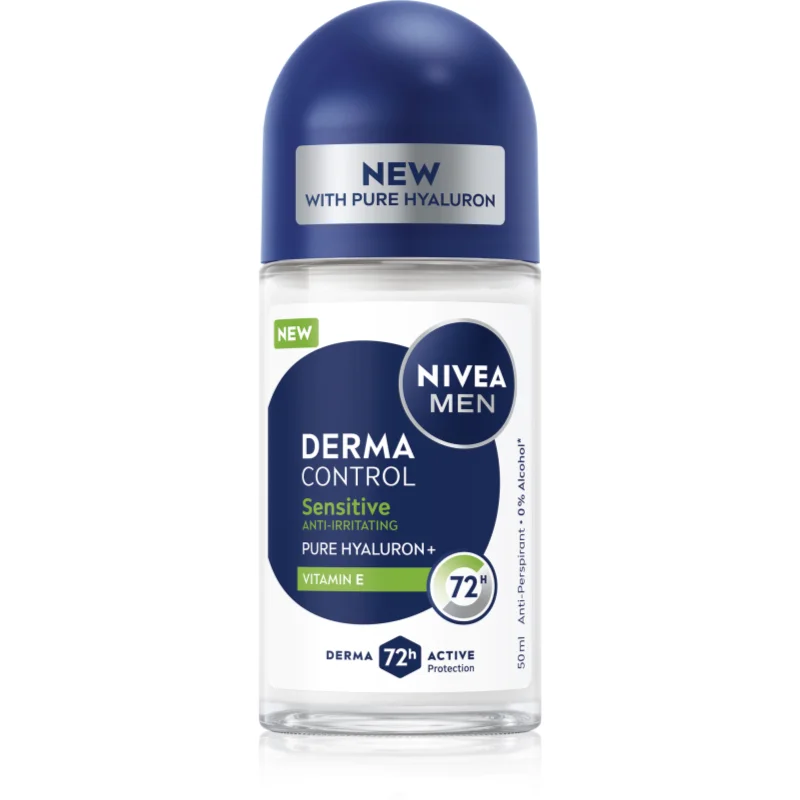 NIVEA MEN Derma Control Sensitive рол-он и антиперспирант за чувствителна кожа - Грижа за тяло - Сравни цени от 1 магазин с безплатна доставка