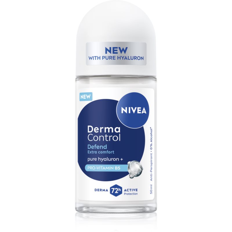 Nivea NIVEA Derma Control Defend рол-он и антиперспирант 72 ч. - Унисекс парфюм 50мл - Сравни цени от 1 магазин с безплатна доставка