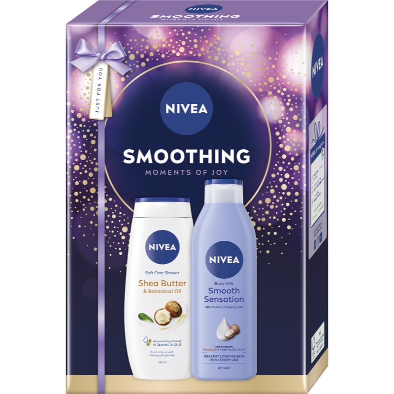 NIVEA Smoothing Moments of Joy подаръчен комплект за тяло - Комплект - Сравни цени от 1 магазин с безплатна доставка