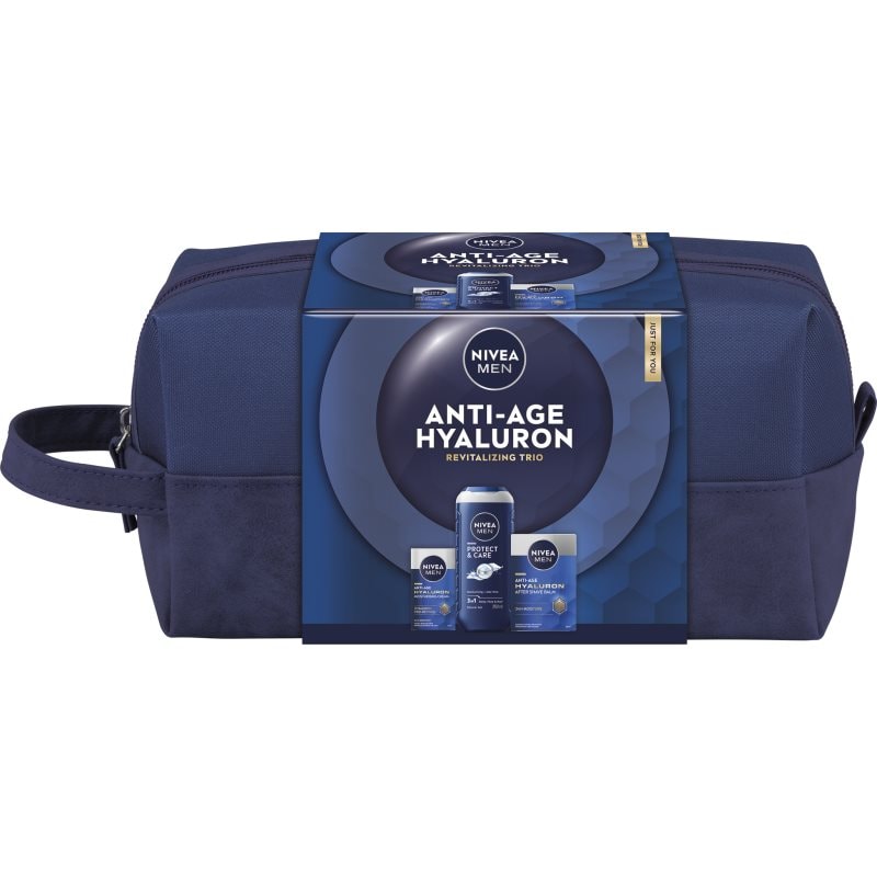 NIVEA MEN Anti-Age Hyaluron подаръчен комплект за лице и тяло - Комплект - Сравни цени от 1 магазин с безплатна доставка