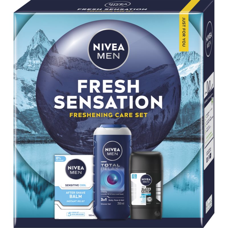 NIVEA MEN Fresh Sensation подаръчен комплект за тяло и лице - Комплект - Сравни цени от 1 магазин с безплатна доставка
