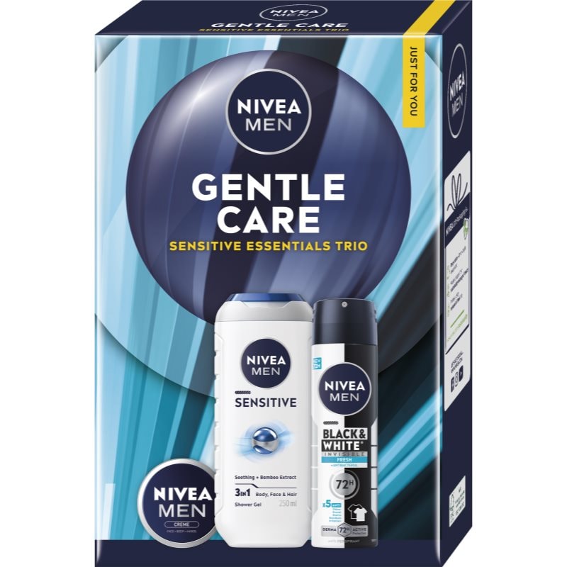 NIVEA MEN Gentle Care подаръчен комплект за тяло - Комплект - Сравни цени от 1 магазин с безплатна доставка