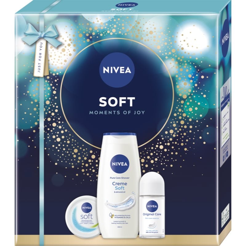 NIVEA Soft Moments of Joy подаръчен комплект за мека и гладка кожа