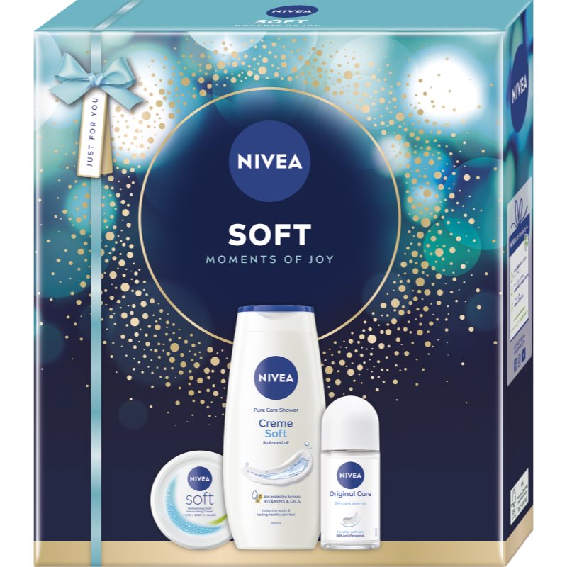 NIVEA Soft Moments of Joy подаръчен комплект за мека и гладка кожа - Комплект - Сравни цени от 1 магазин с безплатна доставка