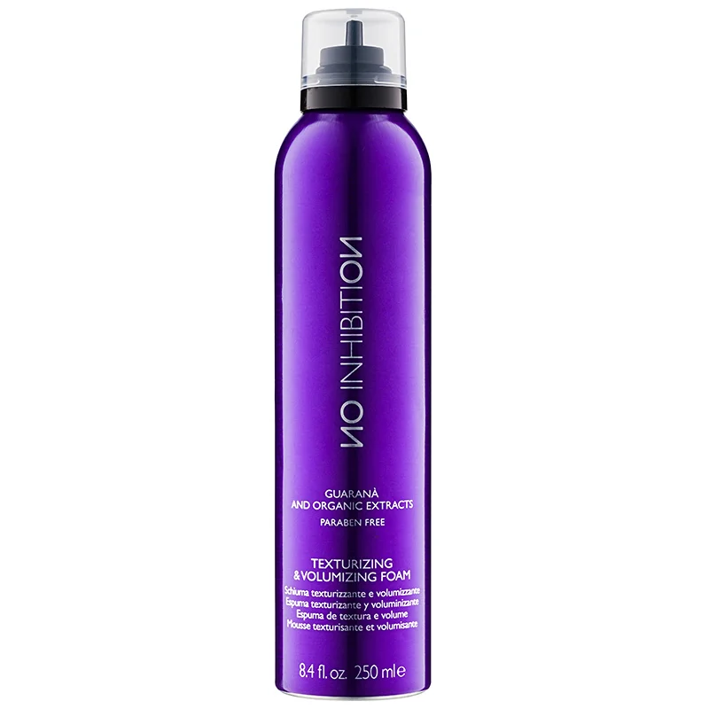 No Inhibition Guarana and organic extracts Texturizing & Volumizing пяна за коса за обем и форма