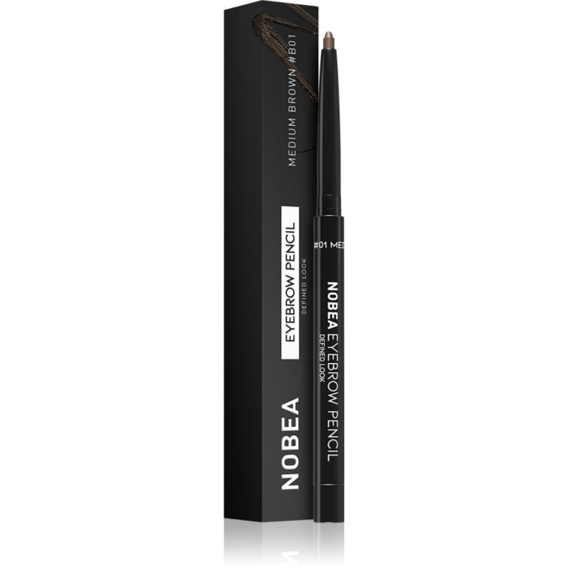 NOBEA Day-to-Day Eyebrow Pencil автоматичен молив за вежди 01 Medium brown